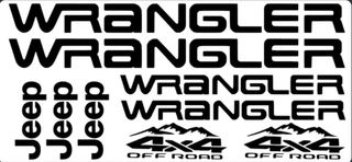 Pegatinas Vinilo Jeep Wrangler 4x4