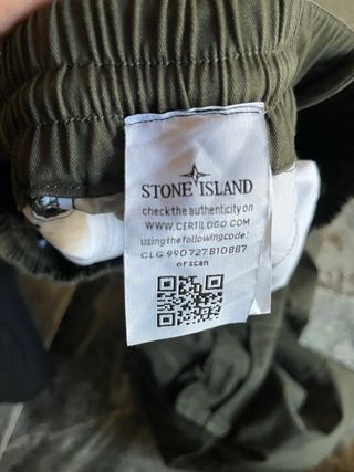 Stone Island Pantalones Cargo Verdes