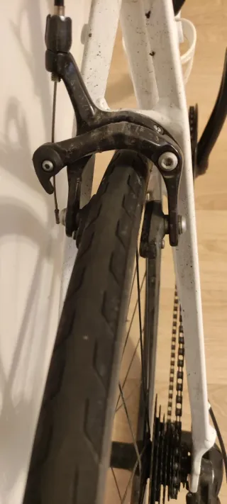 Bicicleta Van Rysel Carretera 8V Blanca