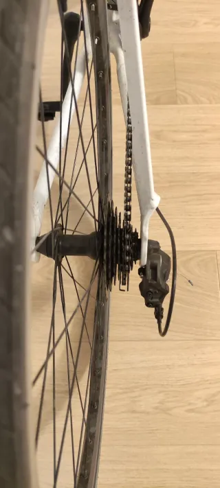 Bicicleta Van Rysel Carretera 8V Blanca