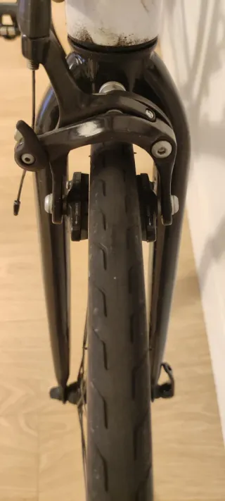 Bicicleta Van Rysel Carretera 8V Blanca