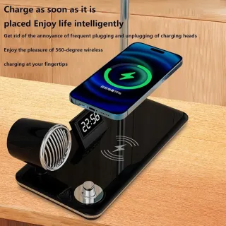 Lampada Scrivania Touch Ricarica Wireless