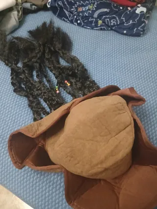 Gorro Jack Sparrow con trenzas, Disfraces.