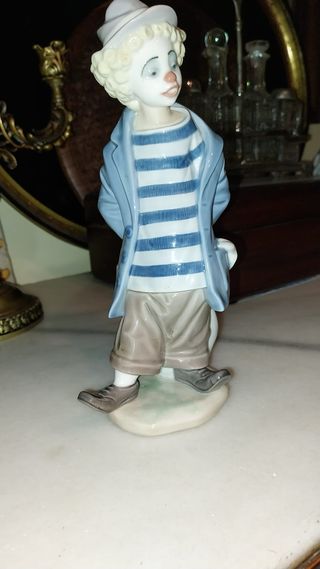 Figura Lladró Payasito Contemplativo