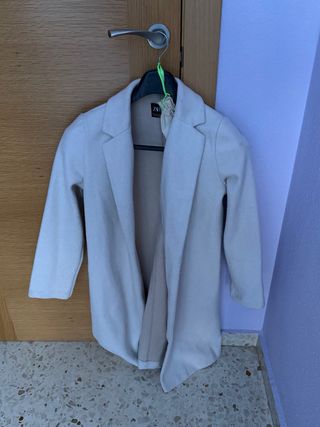 Chaqueta Zara Beige Talla Única