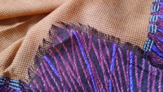 Chanel stola foulard in cashmere e seta