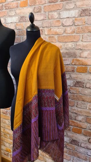 Chanel stola foulard in cashmere e seta