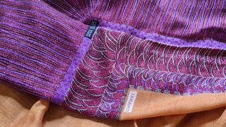 Chanel stola foulard in cashmere e seta