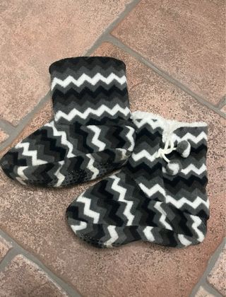 Pantofole antiscivolo zig zag