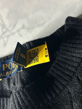 Maglioncino Ralph Lauren Nero Taglia M