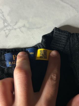 Maglioncino Ralph Lauren Nero Taglia M