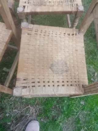 4 Sillas Castellanas Madera