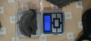 3 monederos y 2 bolsos antiguos de malla