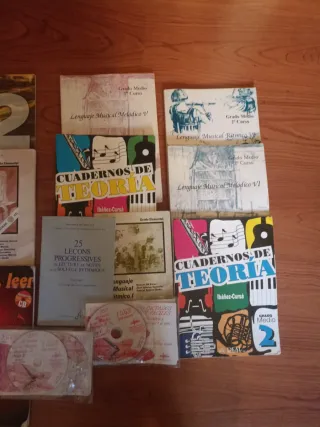 Libros y CDs Lenguaje Musical Conservatorio