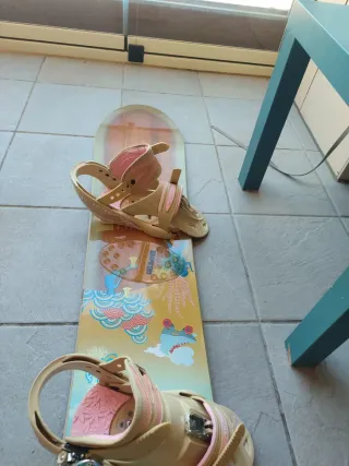 Snowboard Burton Feelgood 148cm + fijaciones