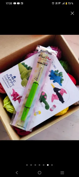 Caja Amigurumi Hilos Variados