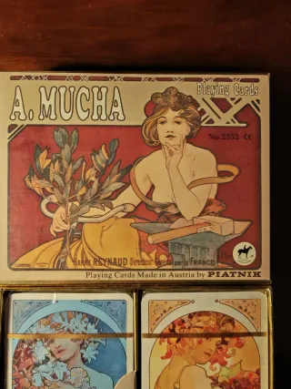 Carte da gioco A. Mucha Piatnik
