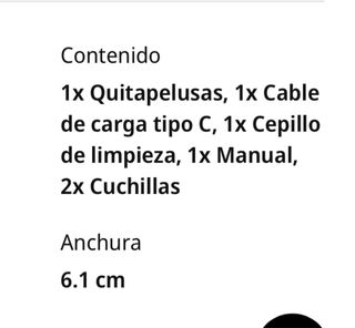 Quitapelusas Eléctrico REMOV3 Alfa