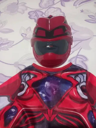 Disfraz Power Ranger Rojo Talla 4