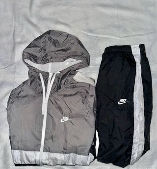 Tuta Nike Y2K Vintage Grigio/Nero M