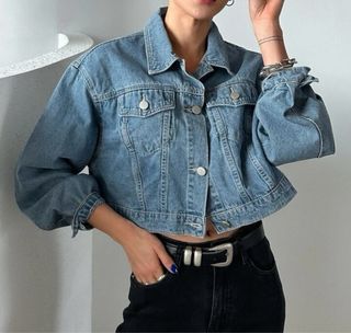 Chaqueta acolchada marrón