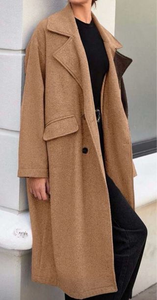 Chaqueta acolchada marrón