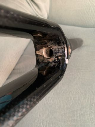 Forqueta de carbono para disco