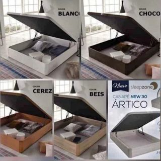 Canapés + colchones + Cabeceros + Somieres + Bases
