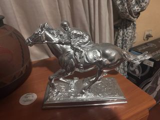 Figura Jinetes y Caballos Plata