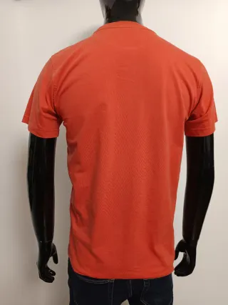 Camiseta Sport Rox Naranja Estampada