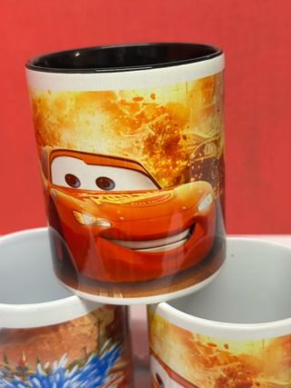 Set 4 Tazze Ceramica Cars