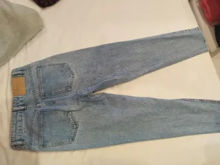 Pantalón vaquero Pull&Bear azul Talla M