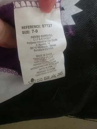 Disfraz Vampiro Talla 7-9 Años