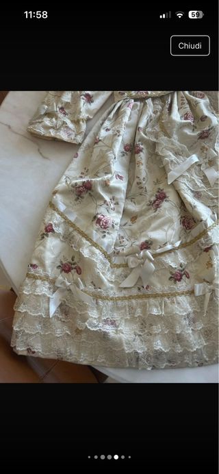 Vestito Contessa Carnevale Bambina