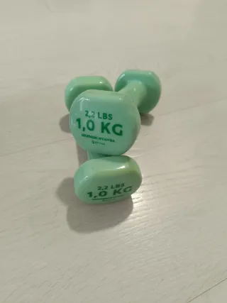 Mancuernas 1kg (2.2 LBS) Decathlon