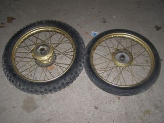 Juego Ruedas Puch Doradas