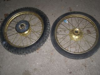 Juego Ruedas Puch Doradas