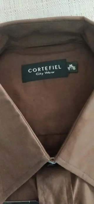 Camisa Cortefiel caballero marrón