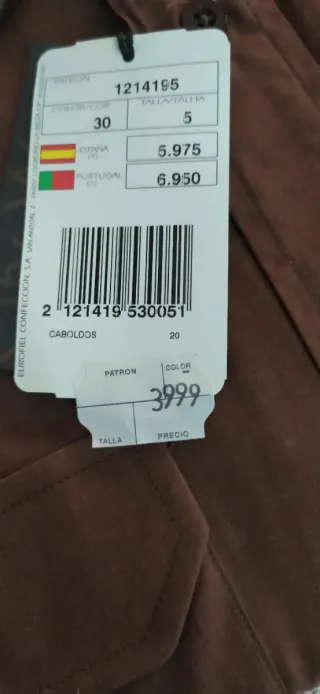 Camisa Cortefiel caballero marrón