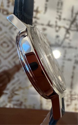 Reloj Omega de Acero con Correa Azul