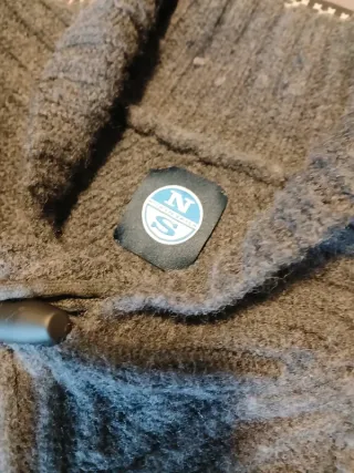 Maglione North Sails Lana Grigio Taglia M