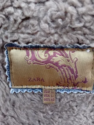 Chaqueta de mujer con borreguito