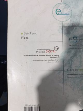 Física 1 Batxillerat Català.