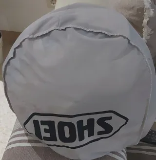 Casco Moto Shoei Blanco y Azul