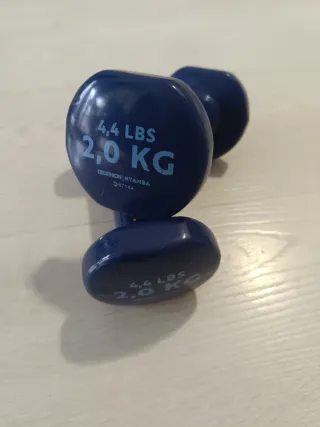 Mancuernas 2kg (4.4 LBS) Decathlon