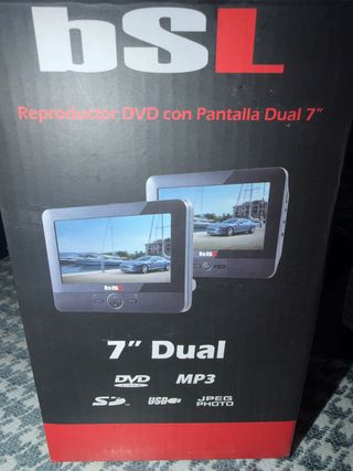 Pantallas DVD Coche BSL Dual 7
