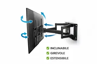 Staffa TV 26-55 Pollici Supporto Parete