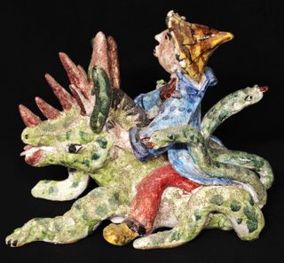 D’acunto vietri – Scultura Chimera Ceramica