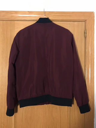 Bomber Zara Granate Talla M Ligera Unisex