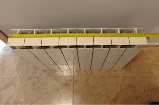 Radiador agua aluminio blanco